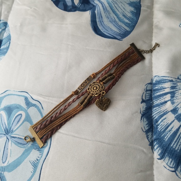 Leather bracelet stack - Picture 2 of 2